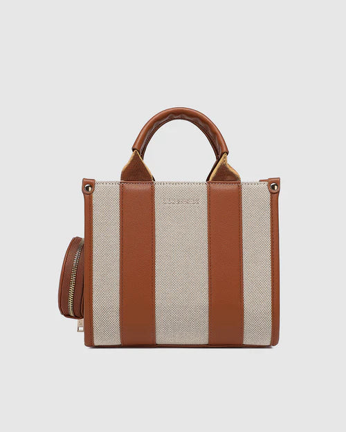 Louenhide Manhattan Mini Tote Bag - Natural Canvas Tan
