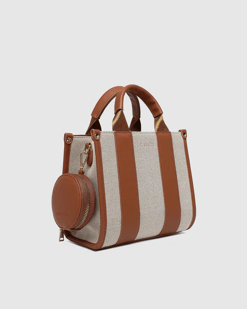 Louenhide Manhattan Mini Tote Bag - Natural Canvas Tan