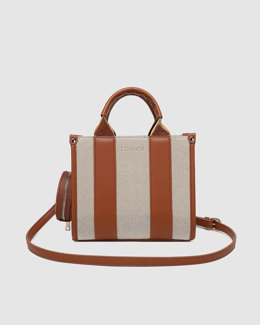 Louenhide Manhattan Mini Tote Bag - Natural Canvas Tan