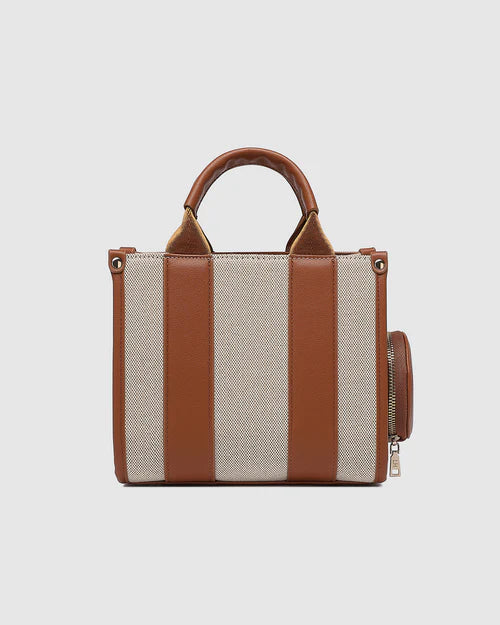 Louenhide Manhattan Mini Tote Bag - Natural Canvas Tan