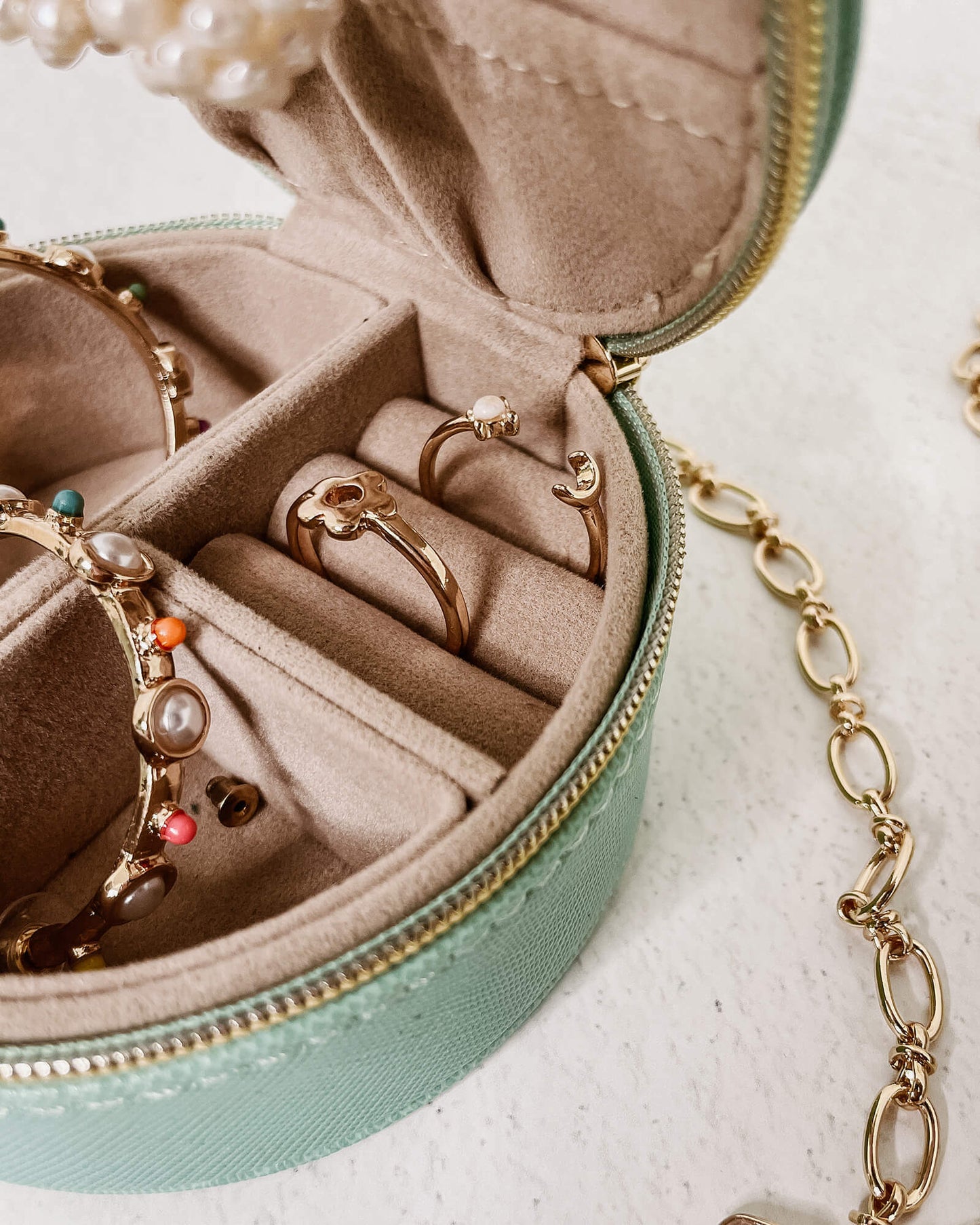 Louenhide Sisco Jewellery Box - Mint