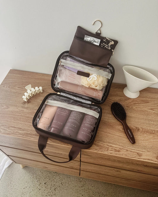 Louenhide Kenya Cosmetic Bag - Chocolate