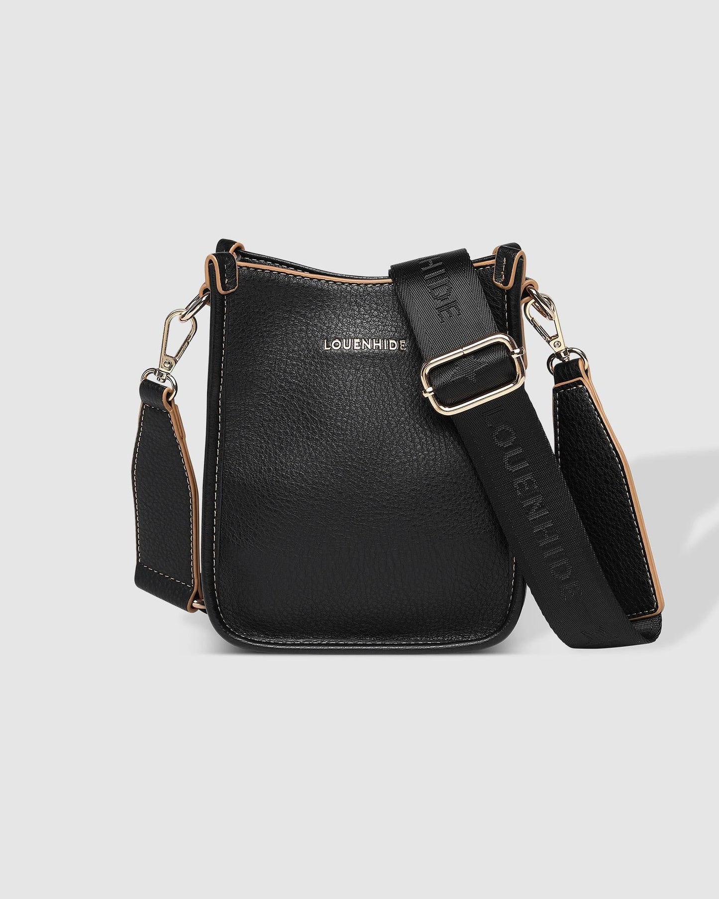 Louenhide Parker Phone Crossbody Bag - Black