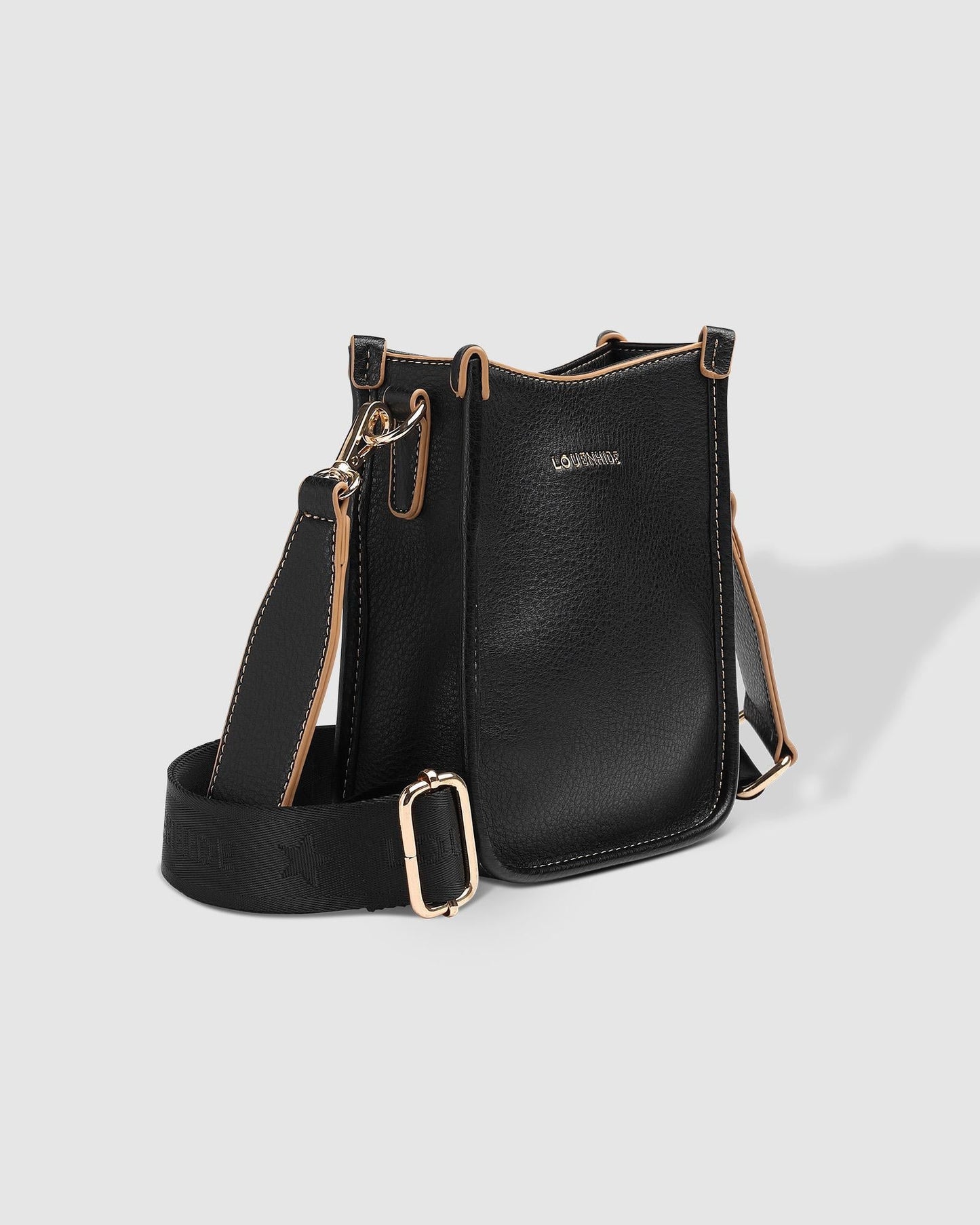 Louenhide Parker Phone Crossbody Bag - Black