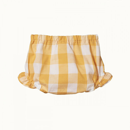 Nature Baby Petal Bloomers - Honey Check
