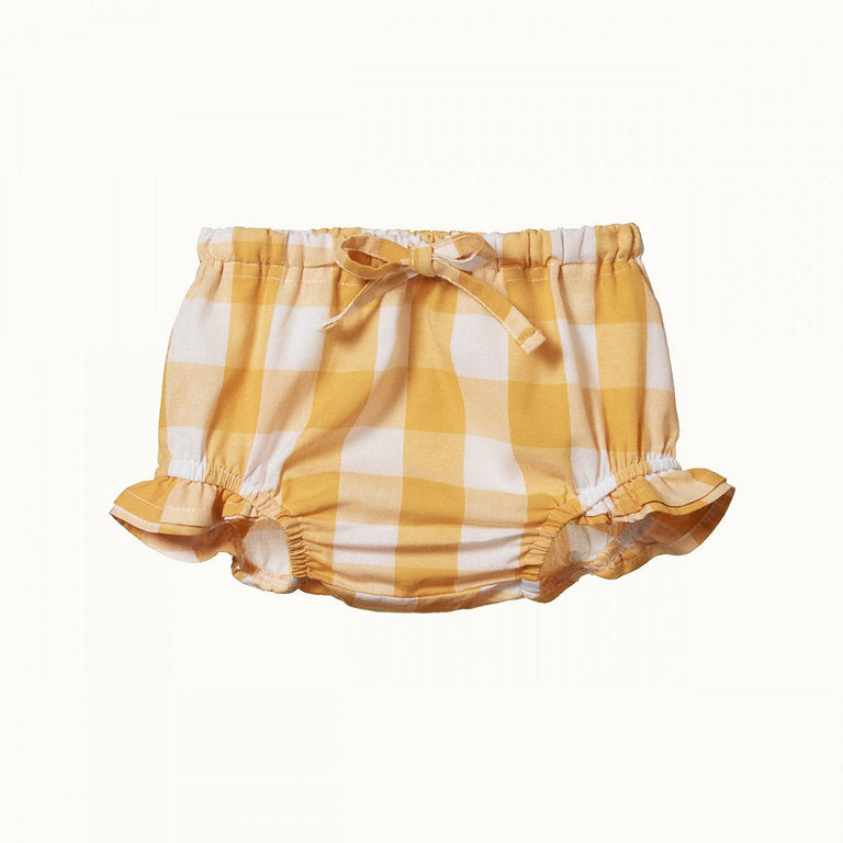Nature Baby Petal Bloomers - Honey Check