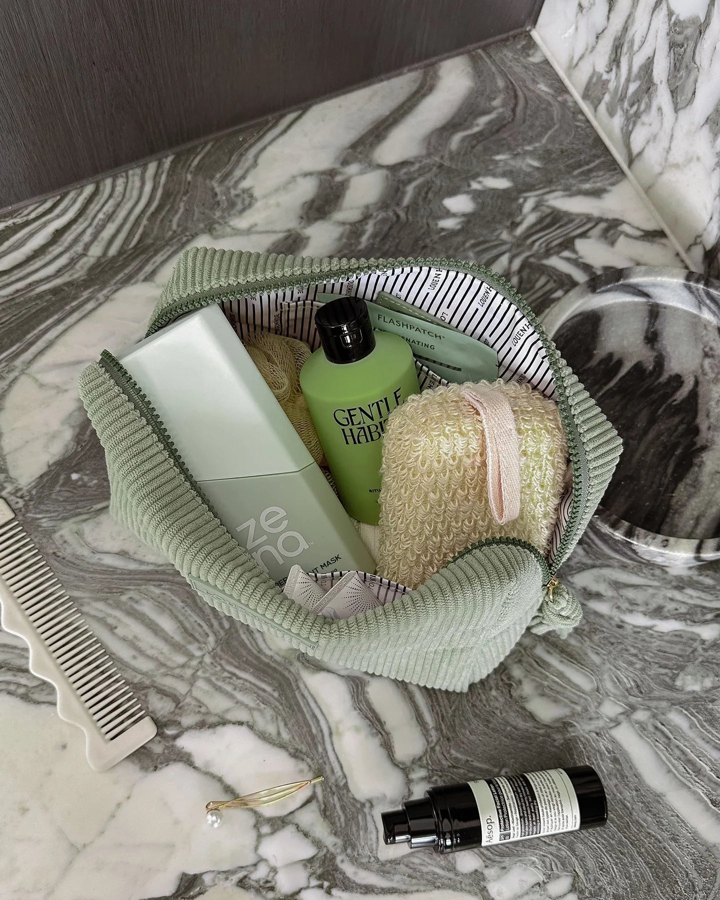 Louenhide Destiny Cosmetic Case | Sage Green