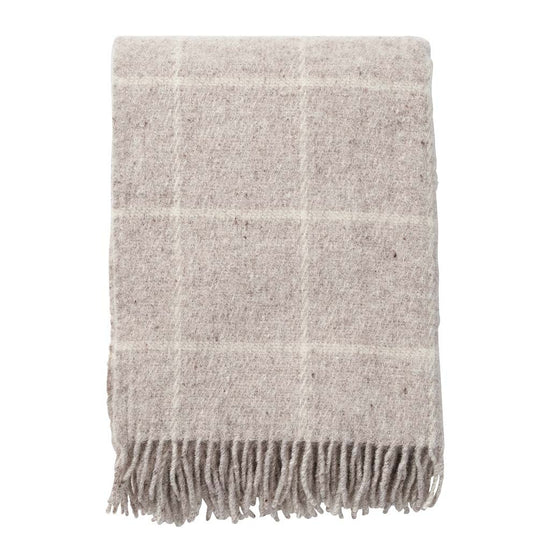 Vinga Beige Wool Blanket