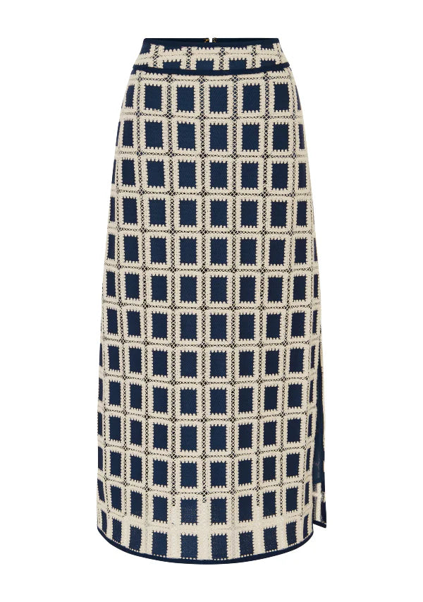 Crochet Skirt | Navy