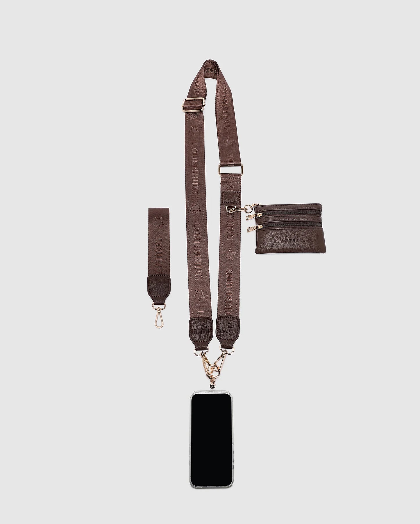 Louenhide Mia Phone Converter Strap - Chocolate