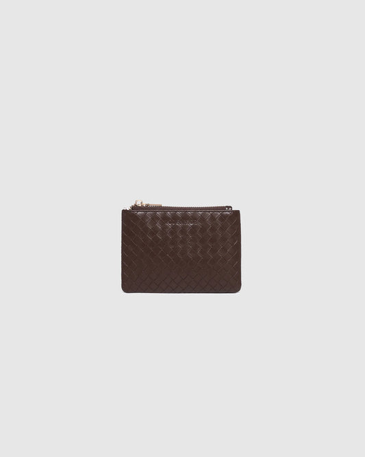 Louenhide Kuta Purse - Woven Chocolate