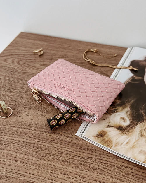 Louenhide Kuta Purse - Woven Pink