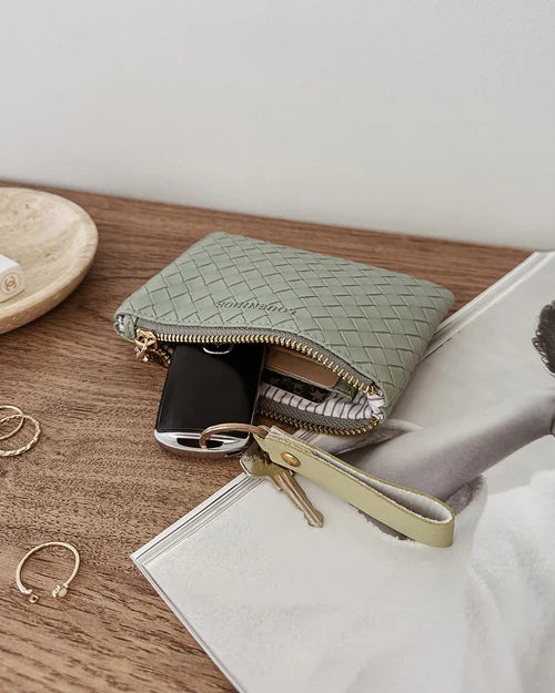 Louenhide Kuta Purse - Woven Sage Green