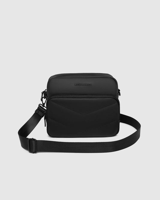 Louenhide London Camera Crossbody Bag | Black