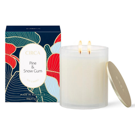 Circa Pine & Snow Gum Soy Candle 350g