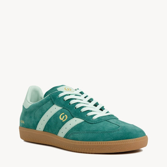 Goodsole 2001 Parallel - Green Suede / Mint Leather