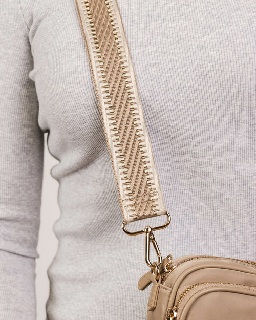 Louenhide Kiki Webbing Bag Strap | Coffee