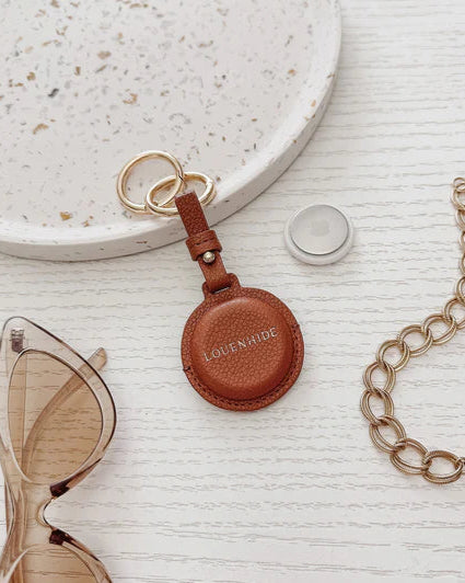Louenhide Opal Airtag Case - Tan