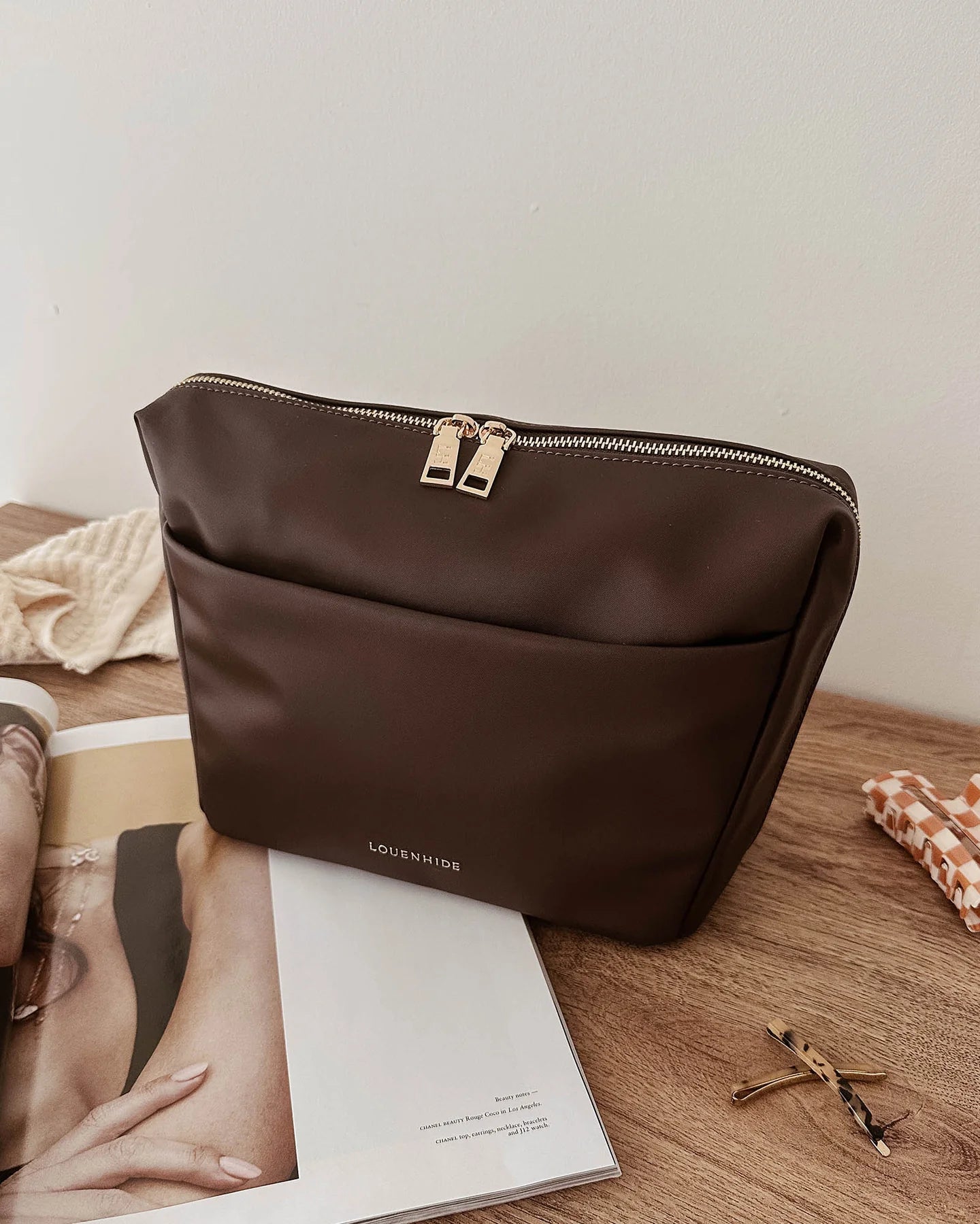 Louenhide Vanessa Cosmetic Bag | Chocolate