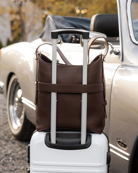 Louenhide Audrey Bucket Bag | Chocolate