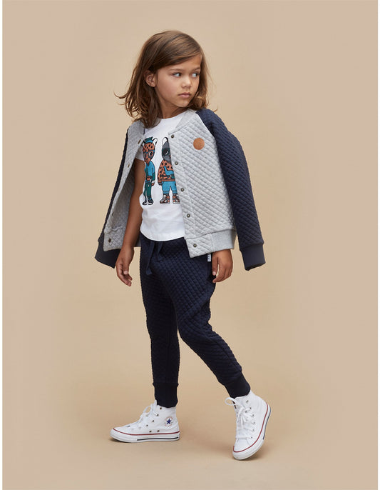 Huxbaby Midnight Stitch Bomber Jacket