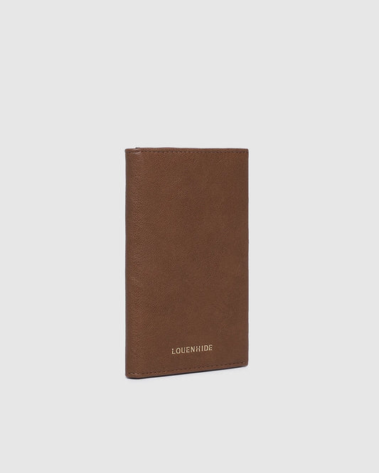 Louenhide Venice Passport Holder - Saddle Cognac
