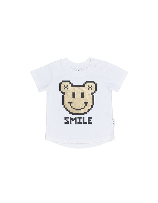 Huxbaby Digi Smile T-Shirt | Gold