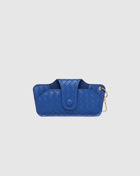 Louenhide Skittle Sunglass Case - Woven Ocean Blue