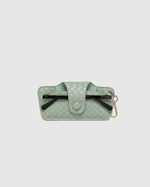 Louenhide Skittle Sunglass Case - Woven Sage Green
