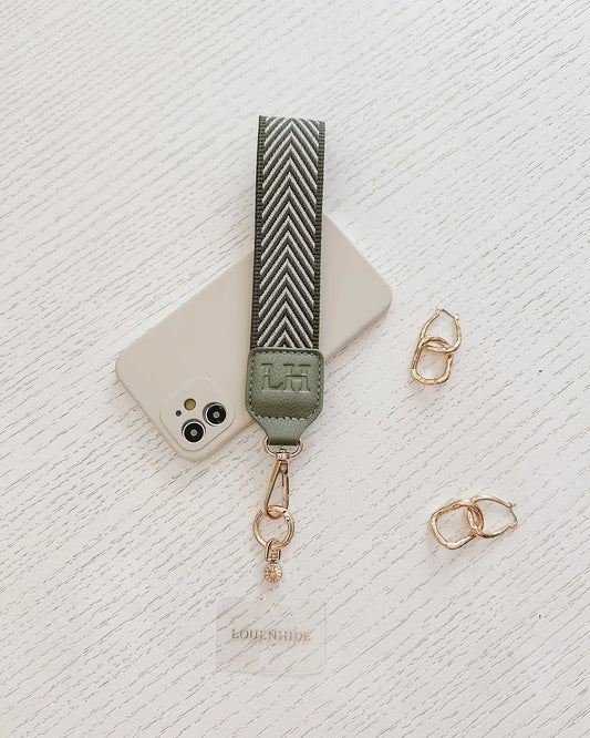 Louenhide Iris Keyring with Phone Attachment - Sage Green