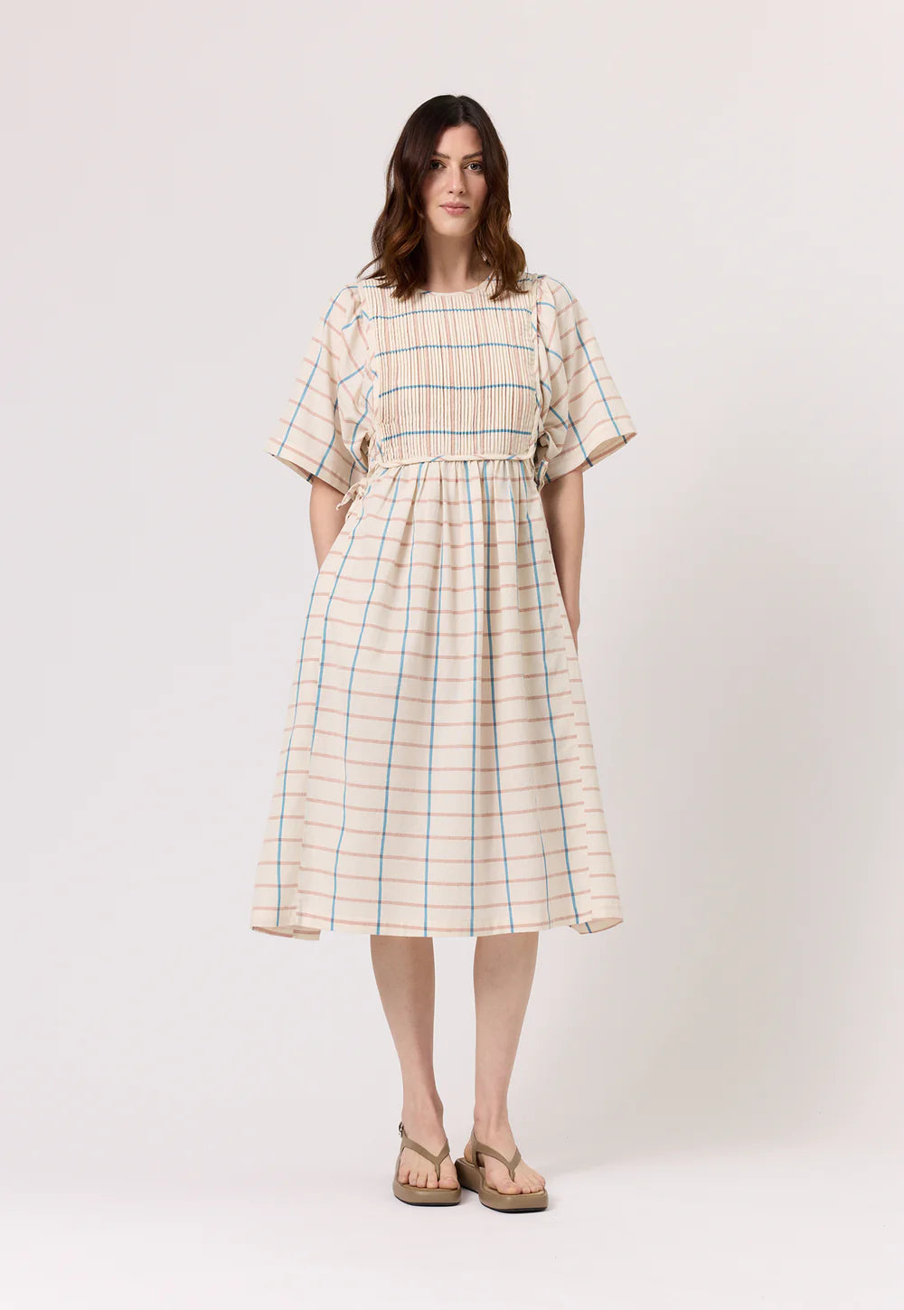 Nancybird Athena Dress | Cream Check