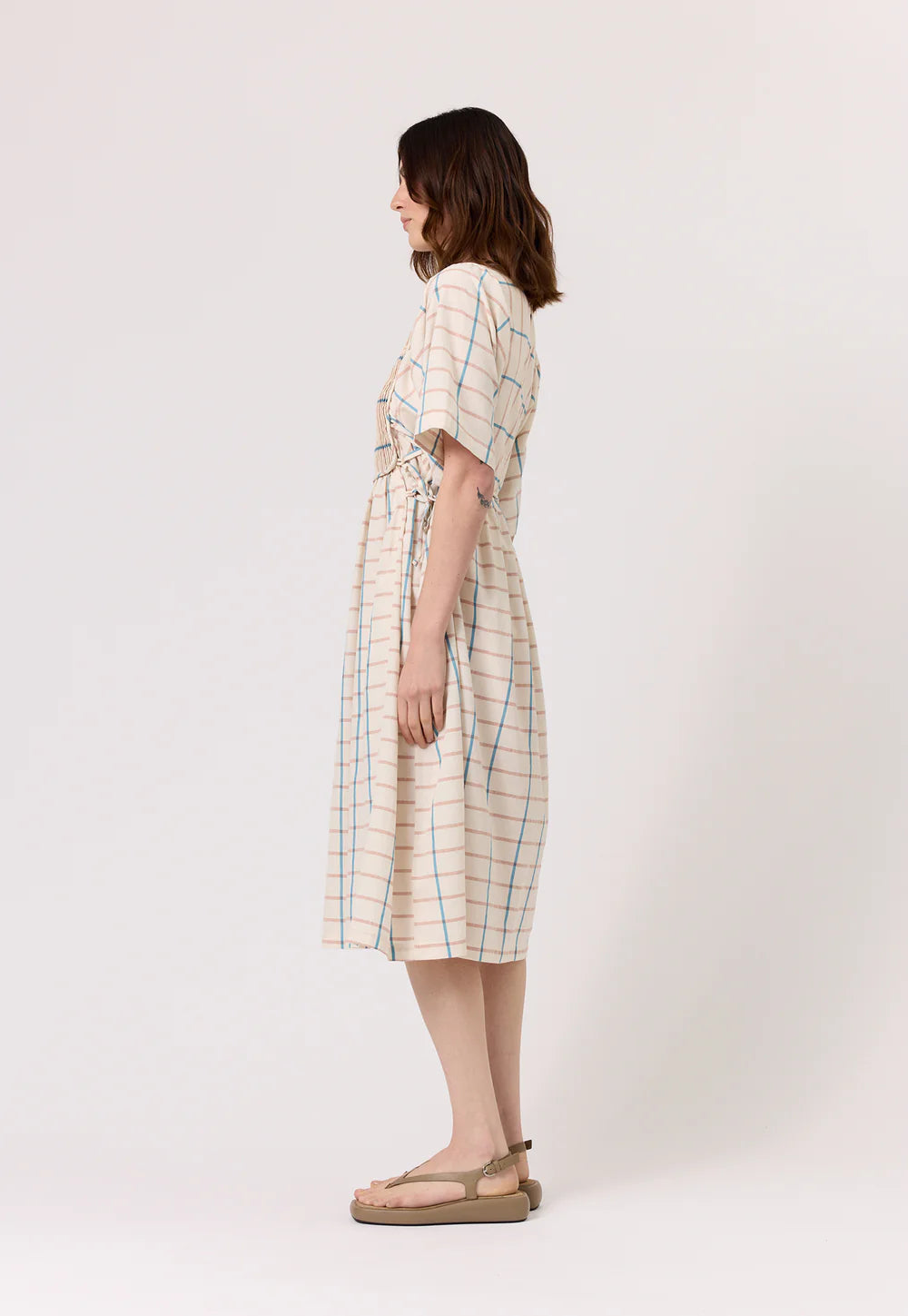Nancybird Athena Dress | Cream Check