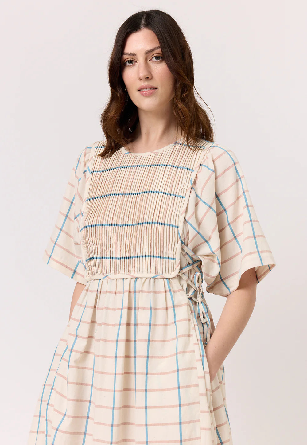 Nancybird Athena Dress | Cream Check