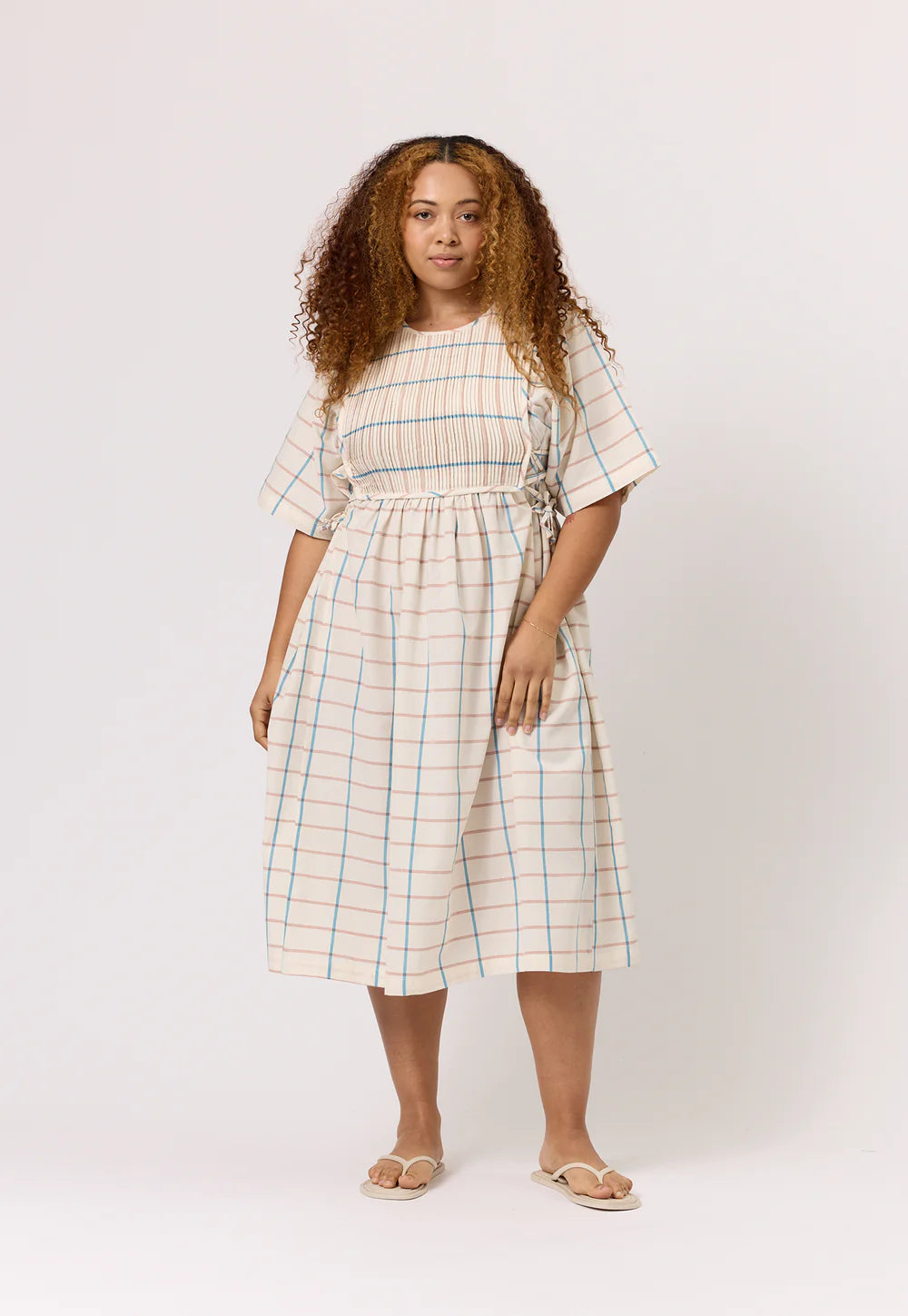 Nancybird Athena Dress | Cream Check