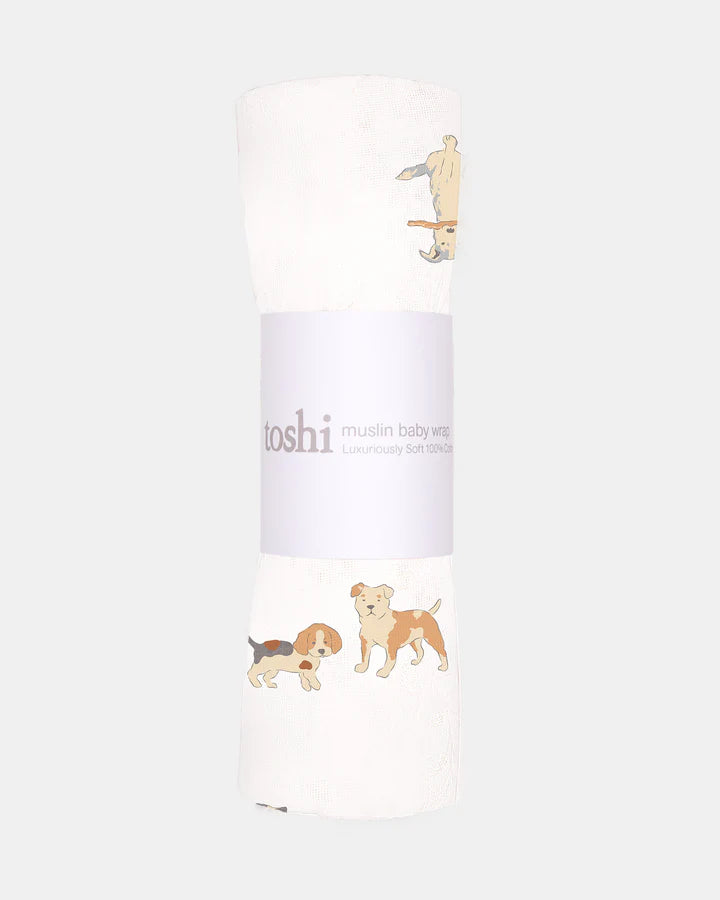 Toshi Muslin Wrap- Puppy Love