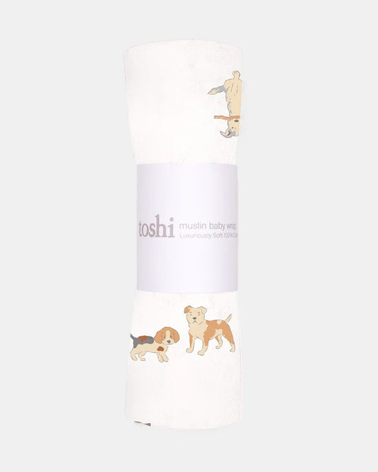 Toshi Muslin Wrap- Puppy Love