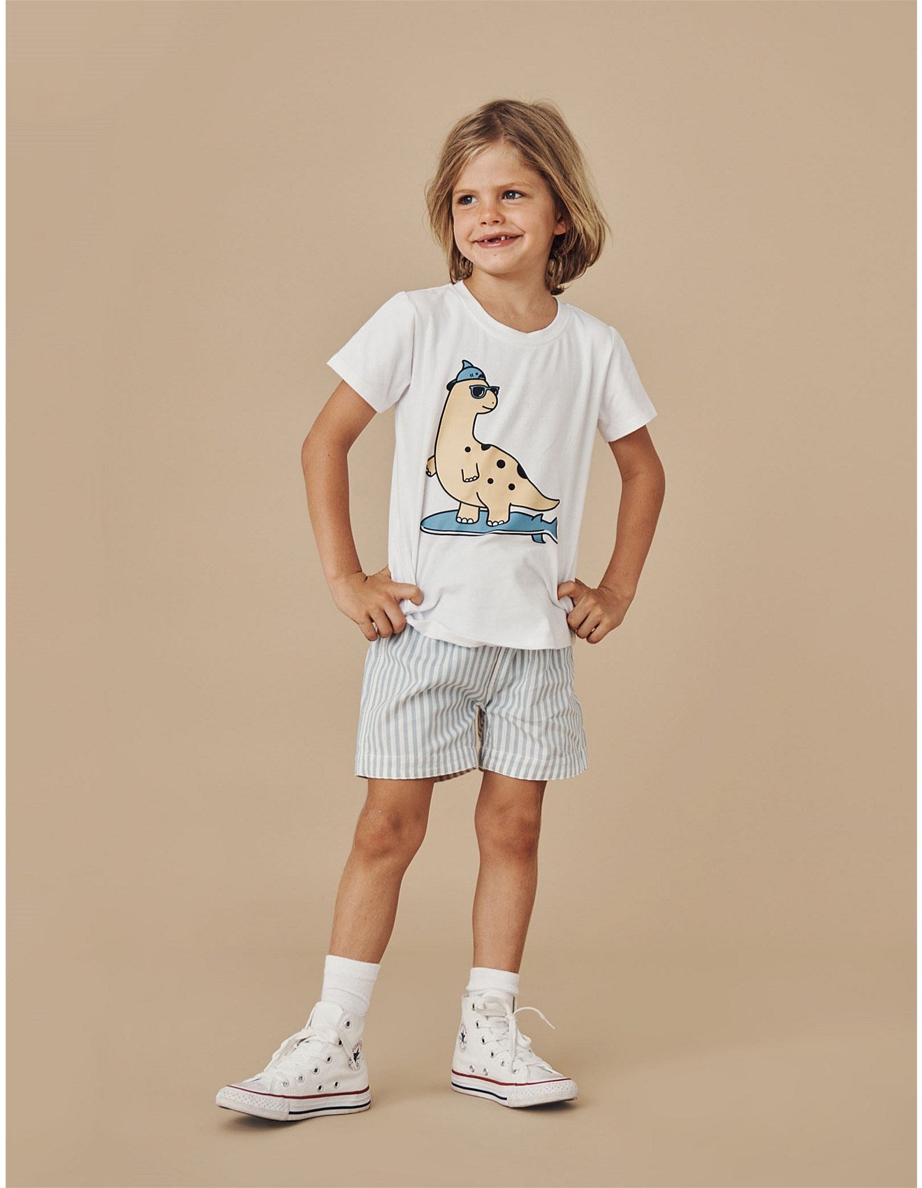 Huxbaby Surfin' Dino T-Shirt