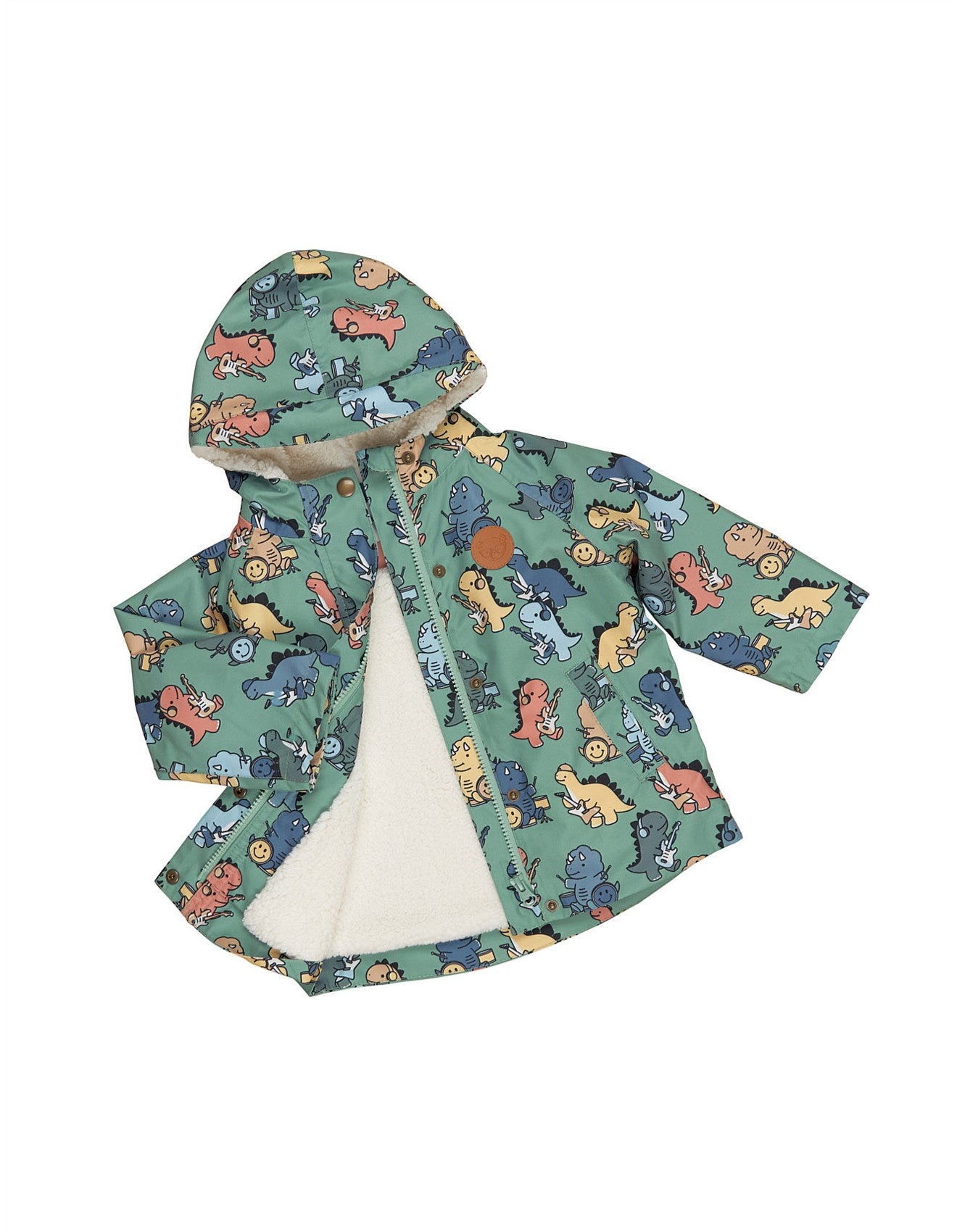 Huxbaby Dino Band Raincoat