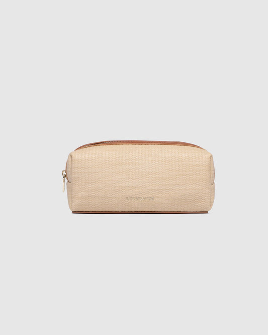 Louenhide Brianna Makeup Bag - Natural/Tan
