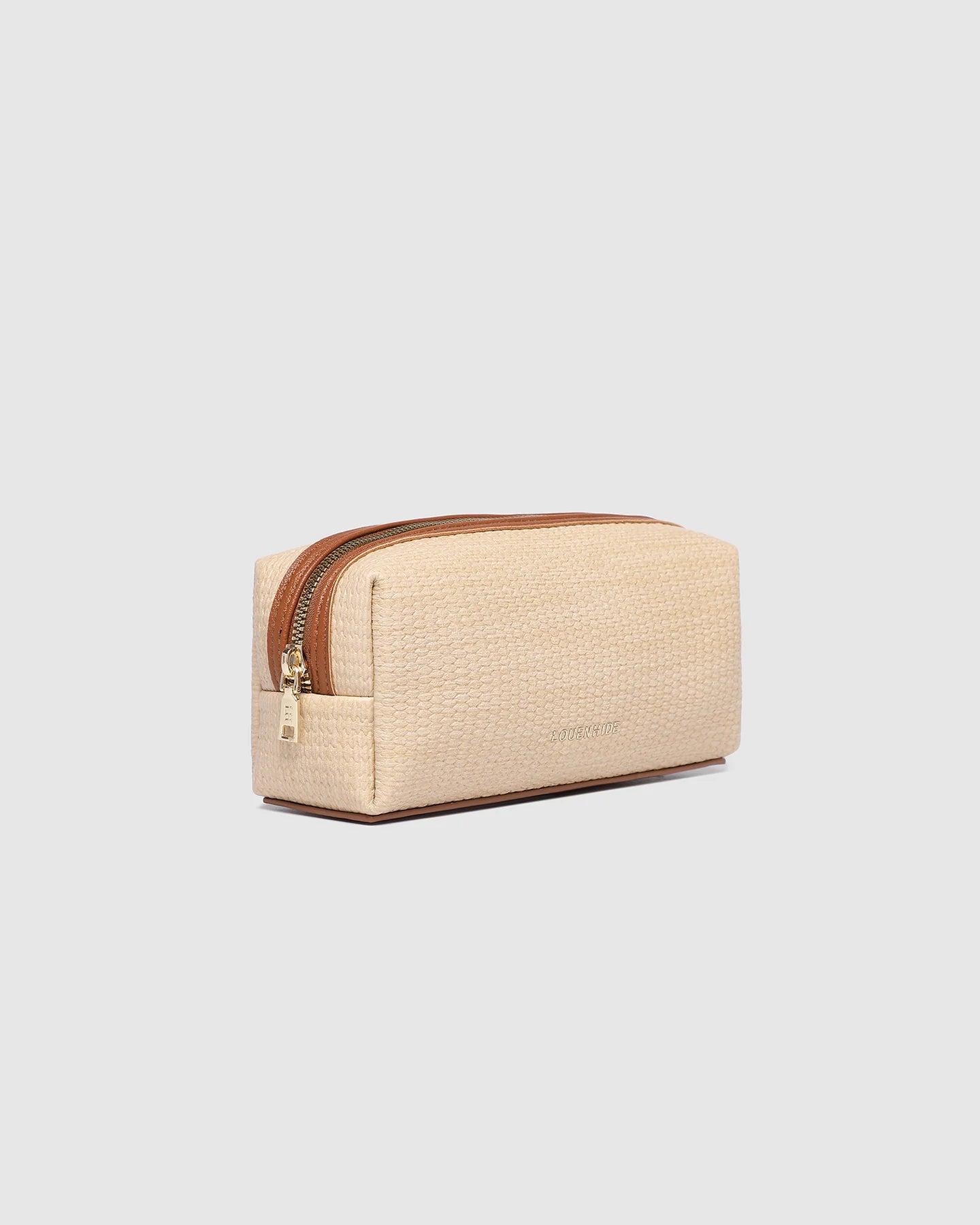 Louenhide Brianna Makeup Bag - Natural/Tan