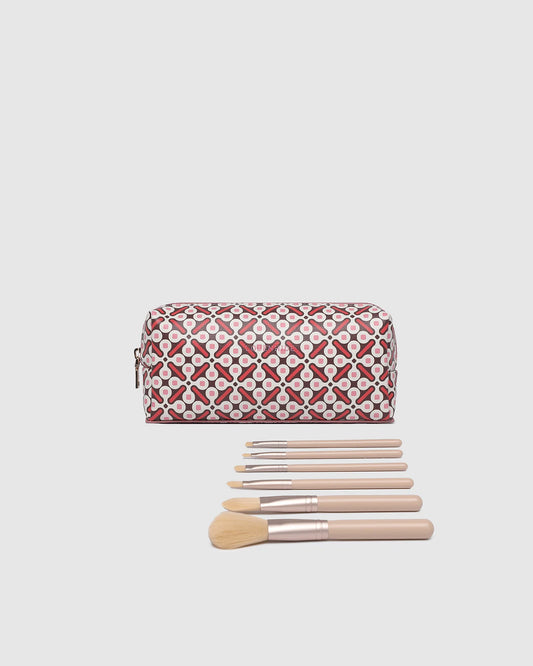 Louenhide Brianna Makeup Bag - Retro Pink