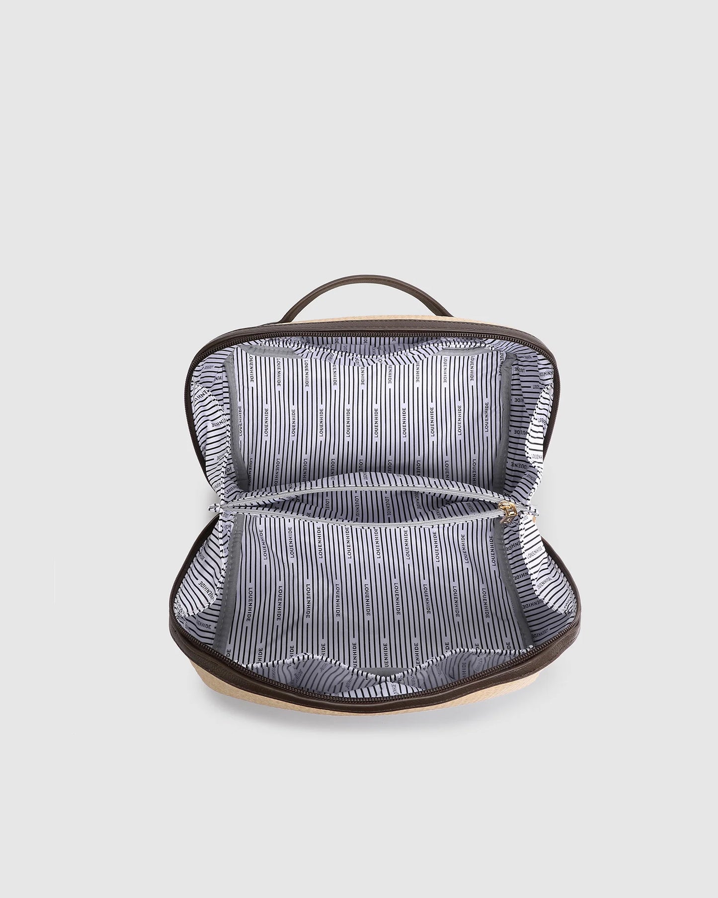 Louenhide Orion Cosmetic Bag - Natural Choc