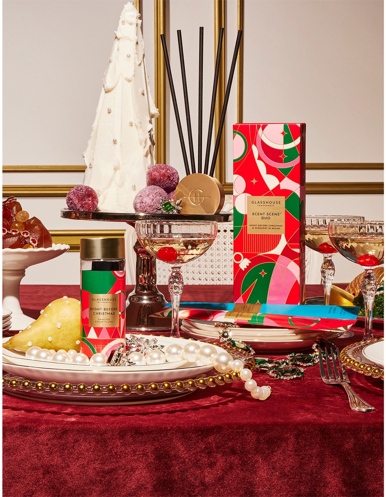 Glasshouse Night Before Christmas & Midnight in Milan Scent Scene Duo