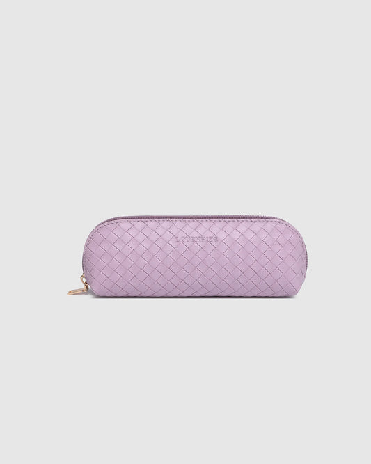 Louenhide Jayne Woven Makeup Bag - Lilac