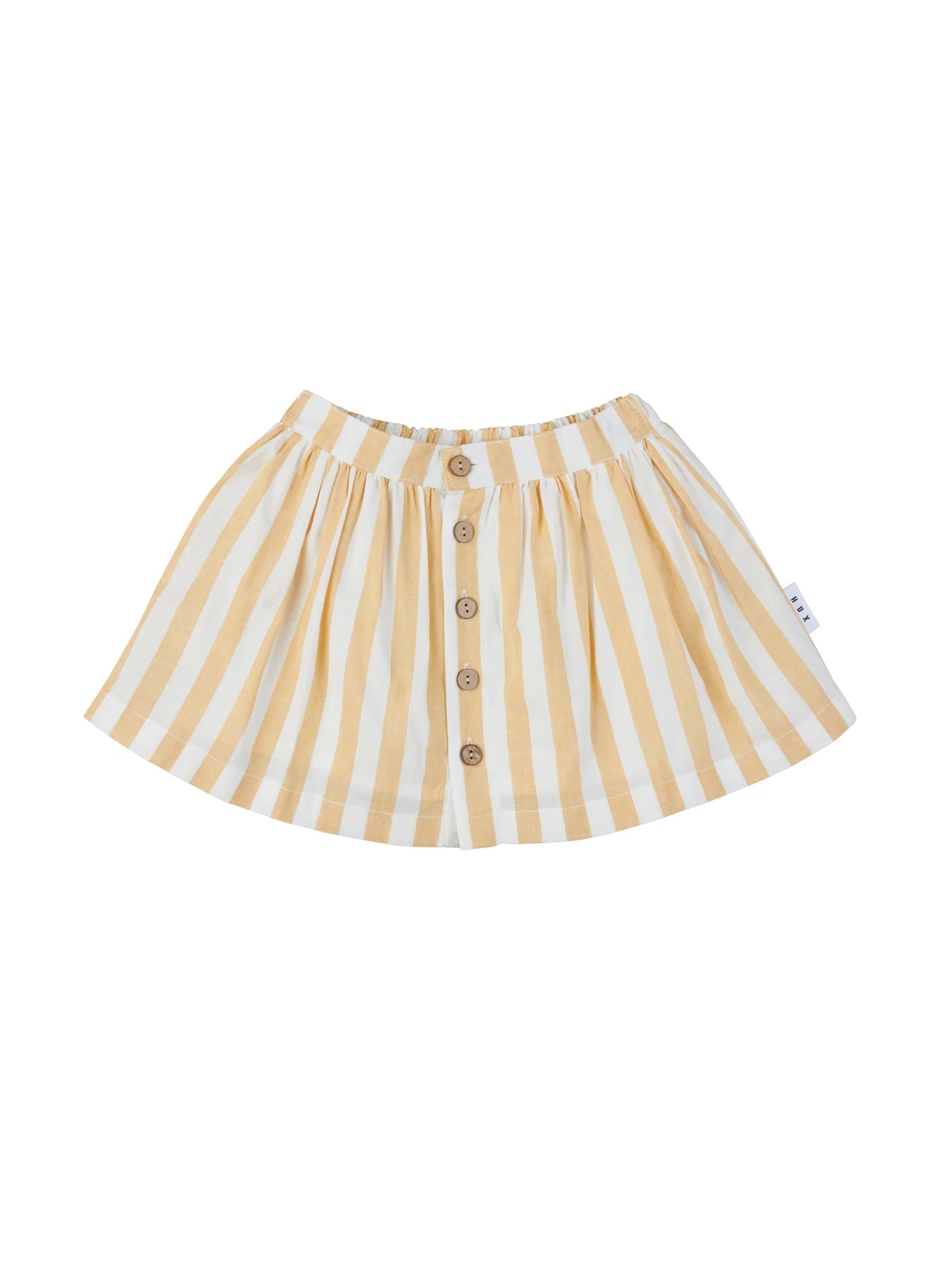 Huxbaby Golden Stripe Button Front Skirt