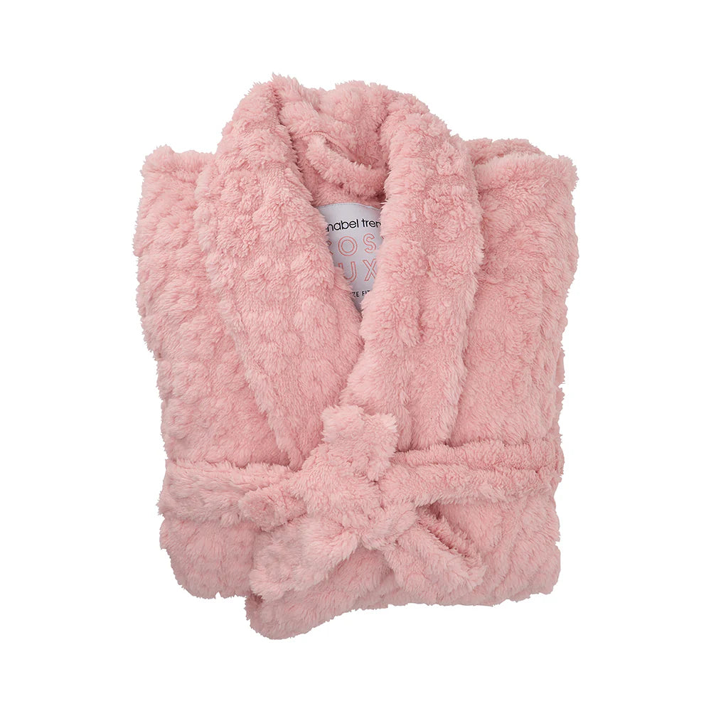 Bath Robe - Cosy Luxe Embossed Flower