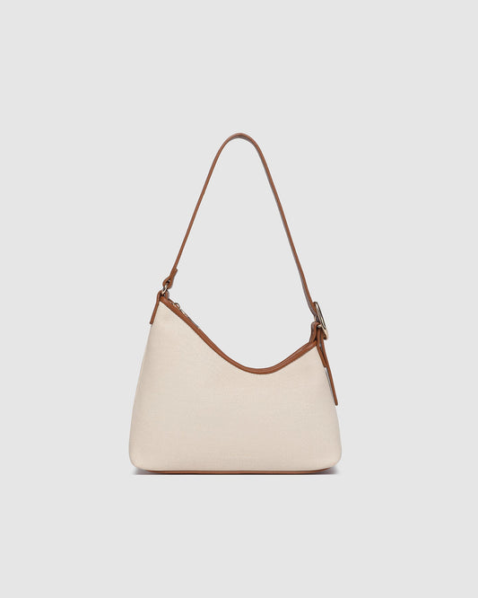 Louenhide Amelia Shoulder Bag - Canvas/Tan