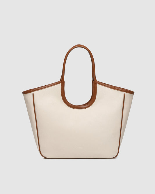 Louenhide Alexandra Tote Bag - Canvas/Tan