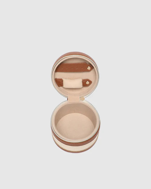 Louenhide Loz Jewellery Box - Canvas/Tan