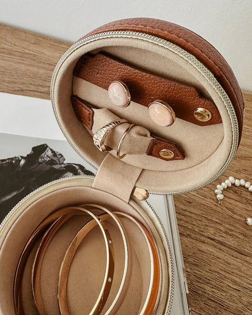 Louenhide Loz Jewellery Box - Canvas/Tan